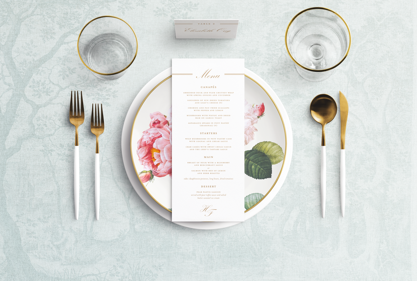 Formality Menu