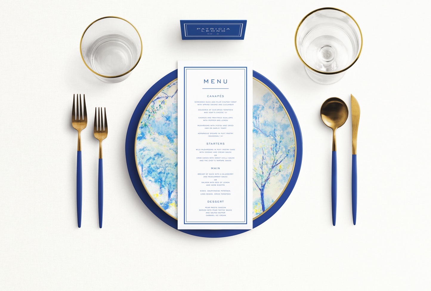 Nantucket Menu