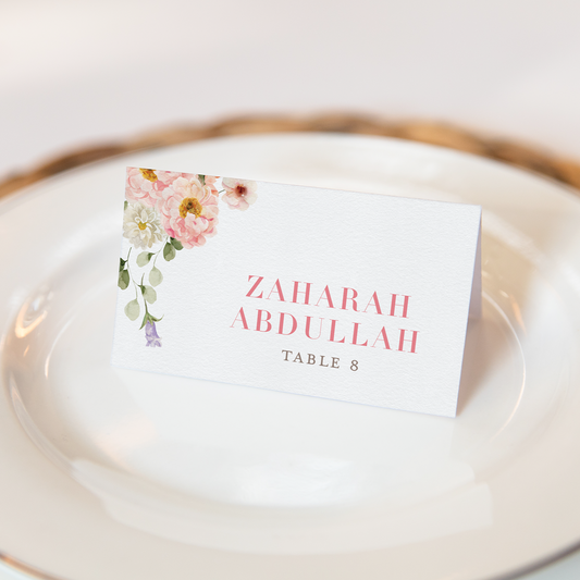 Blossom Place Card