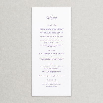 Opera Menu