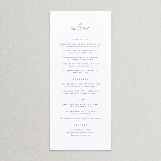 Opera Menu