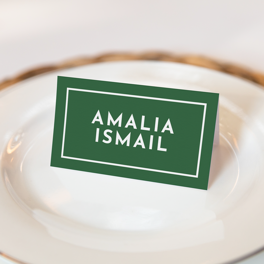 Preppy Place Card