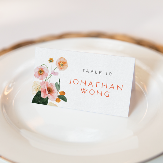 Summertime Place Card