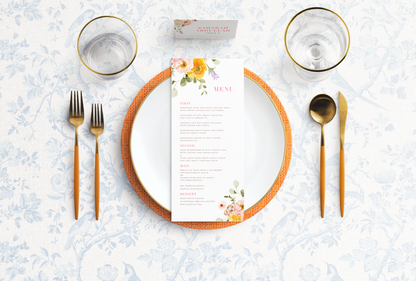 Blossom Menu