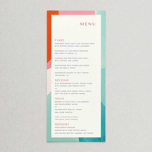 Galleria Menu