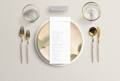 Lined Menu