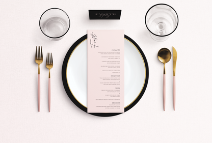 Luxe Menu